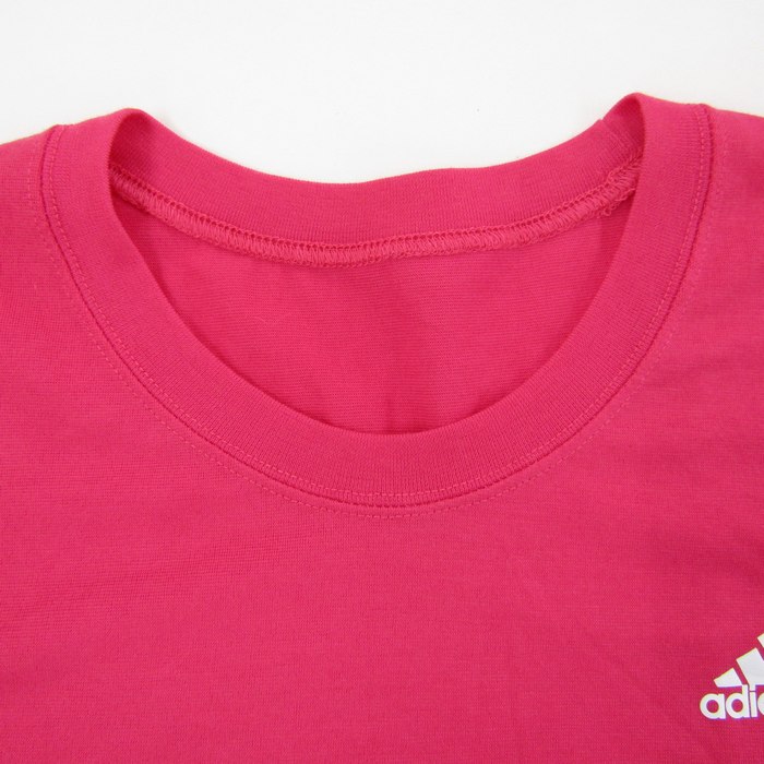 アディダス 半袖Ｔシャツ トップス ワンポイントロゴ スポーツウエア レディース Mサイズ ピンク adidas  【中古】｜adidas｜店舗買取｜トップス＞Tシャツ/カットソー｜USEDのアパレル通販サイト - SMASELL（スマセル）