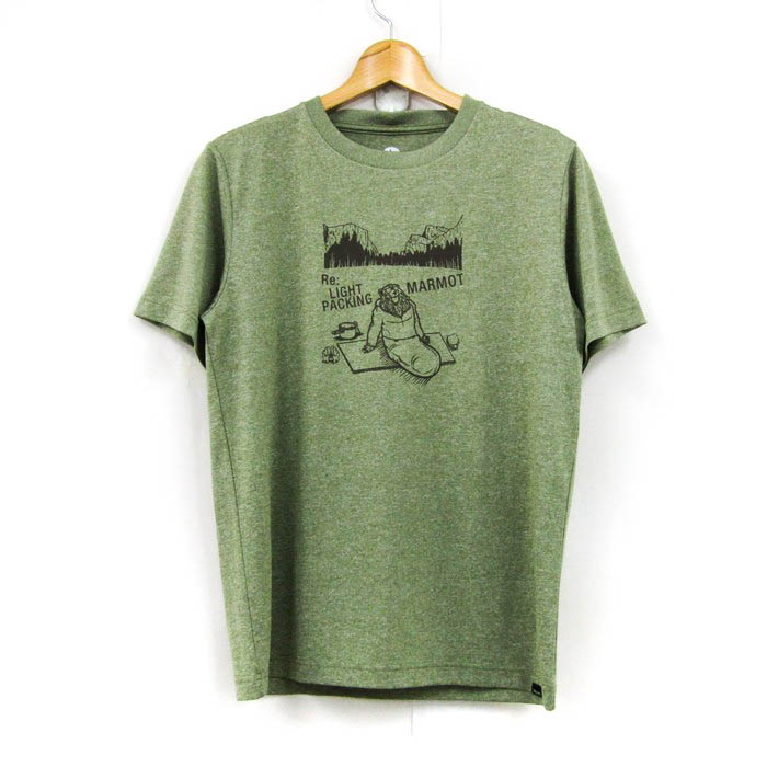 マーモット 半袖Tシャツ トップス グラフィックT アウトドアウエア 