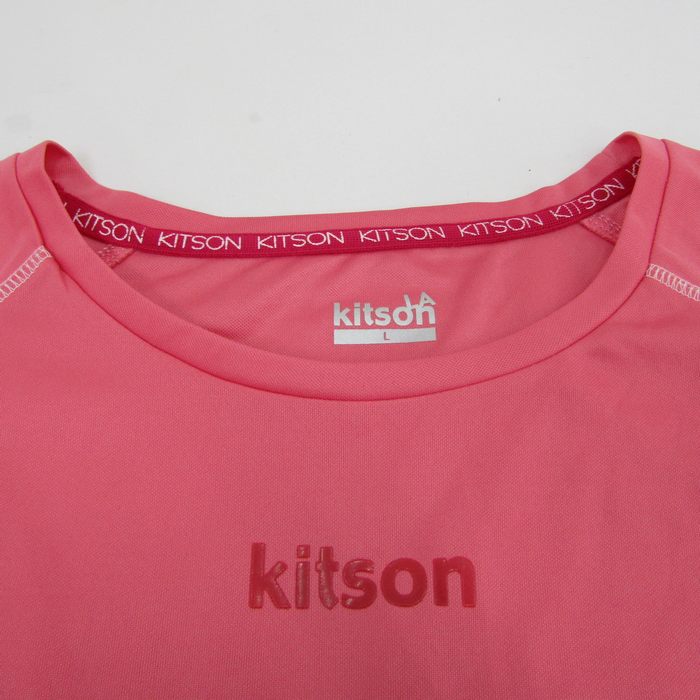 キットソン 半袖Ｔシャツ トップス ロゴT スポーツウエア レディース Lサイズ ピンク kitson 【中古】｜kitson｜店舗買取｜トップス＞ Tシャツ/カットソー｜USEDのアパレル通販サイト - SMASELL（スマセル）