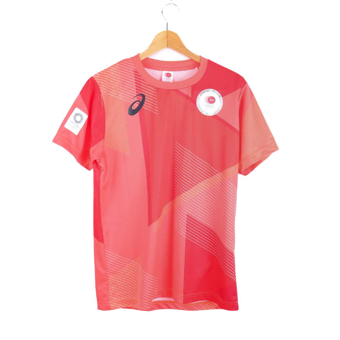 アシックス 半袖Tシャツ トップス 東京オリンピック チームジャパン 