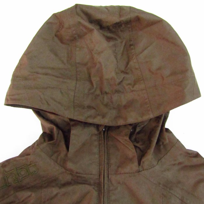 Burton ブラウン チェック柄 ダウンジャケット Burton ブラウン チェック柄 ダウンジャケット