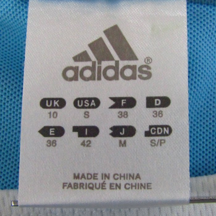 adidas ライトブルー 半袖Tシャツ M 新品 女子M】アディダス adidas 半袖tシャツ ライトブルー青紺