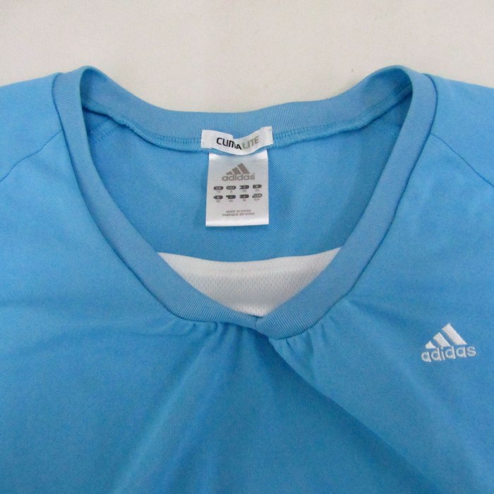 adidas 半袖Tシャツ 水色 adidas アディダス ジュニア キッズ 子供 半袖 機能 Tシャツ