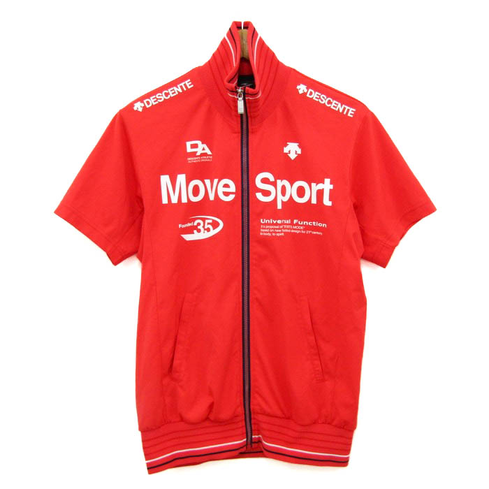 coco 中古 デサントゴルフ DESCENTE GOLF レディース ジャケット M 赤 レッド フード付き 裏起毛 coco 中古 デサントゴルフ DESCENTE GOLF レディース ジャケット
