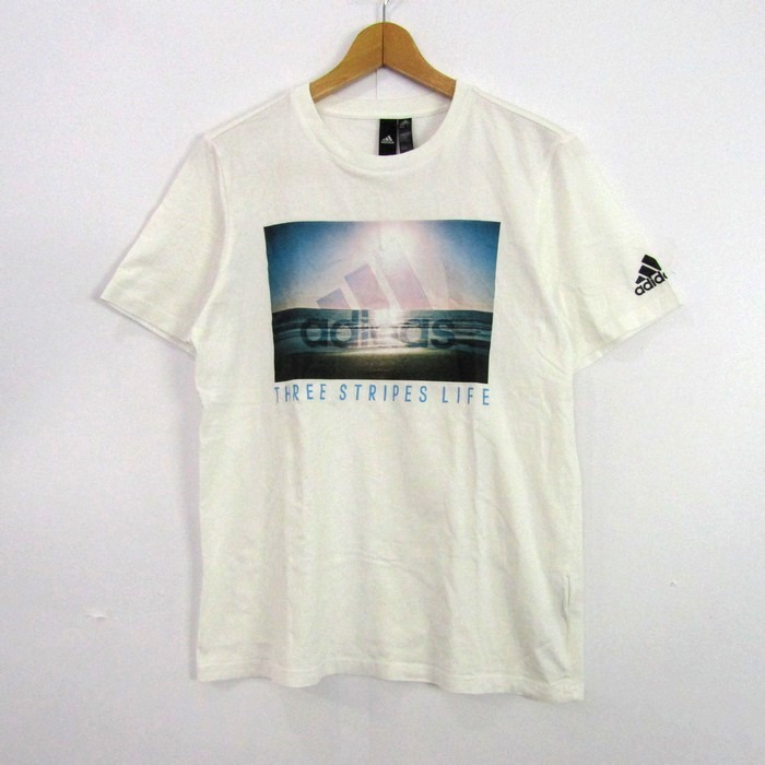 Tシャツ 半袖 (XS) ホワイト プリントT