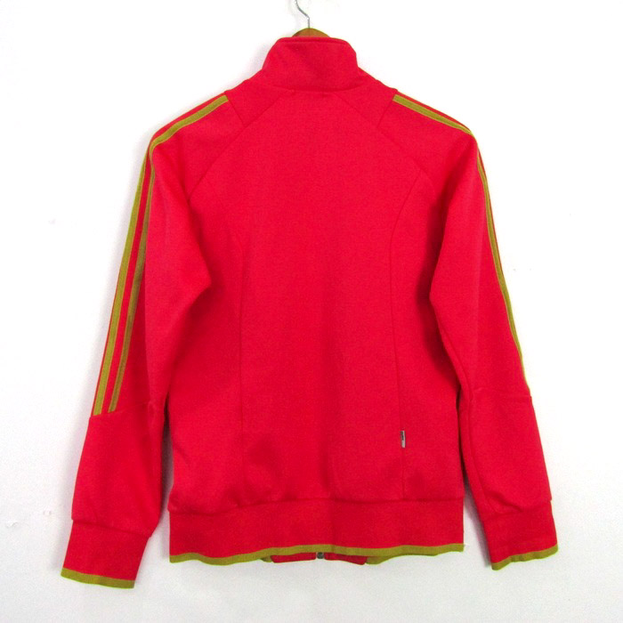 adidas climaliteアディダス　スポーツウェア　セットアップ　レッド アディダス ジャージ CLIMALITE スポーツウエア ストレッチ ジャケット