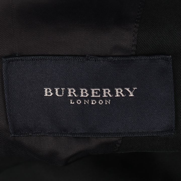 バーバリー テーラードジャケット 無地 日本製 アウター 裏地あり メンズ Mサイズ ブラック BURBERRY 【中古】 BURBERRY  USED/古着（その他アウター）｜BURBERRYのUSED/古着サイト SMASELL（スマセル）