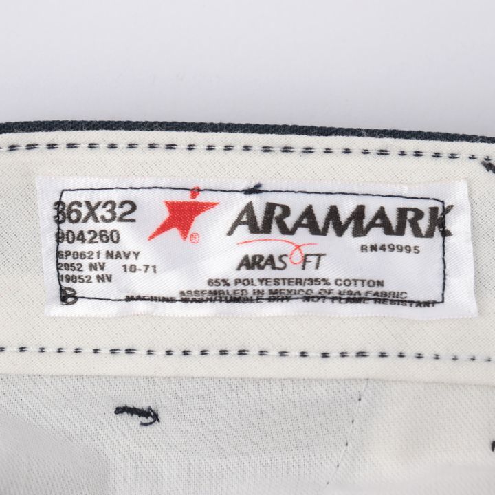 アラマーク ワークパンツ ペインターパンツ サイドポケット アメリカ古着 メンズ 36×32サイズ ネイビー Aramark 【中古】 Aramark  USED/古着（その他パンツ）｜AramarkのUSED/古着通販サイト SMASELL（スマセル）