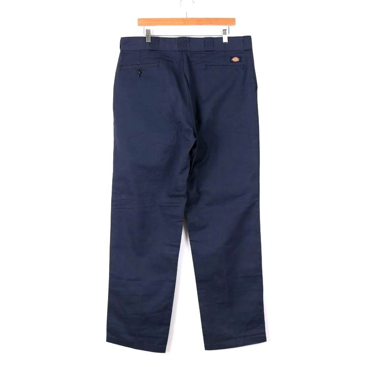 ディッキーズ ワークパンツ ペインターパンツ ワンポイントロゴ オリジナルフィット 874 メンズ 33×34サイズ ネイビー Dickies 【中古】