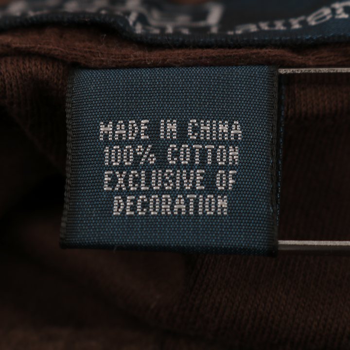 ポロ・ラルフローレン 長袖ポロシャツ ポロマーク 無地 トップス コットン100% メンズ Lサイズ ブラウン POLO RALPH LAUREN  【中古】 POLO RALPH LAUREN USED/古着（ポロシャツ）｜POLO RALPH LAURENのUSED/古着通販サイト -  SMASELL（スマセル）