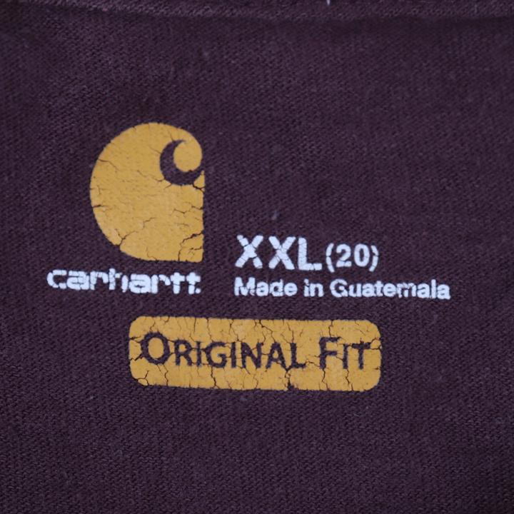 カーハート 半袖Ｔシャツ 胸ポケット ワンポイントロゴ トップス 大きいサイズ メンズ XXLサイズ ブラウン Carhartt 【中古】｜ Carhartt｜店舗買取｜トップス＞Tシャツ/カットソー｜USEDのアパレル通販サイト - SMASELL（スマセル）