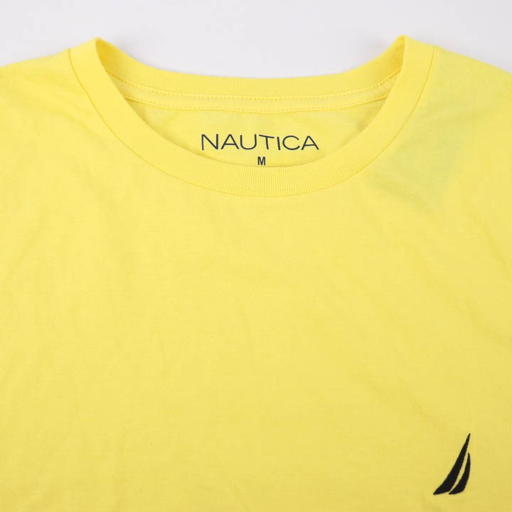 NAUTICA ノーティカ シャツ トップス メンズ 水玉 イエロー 黄色