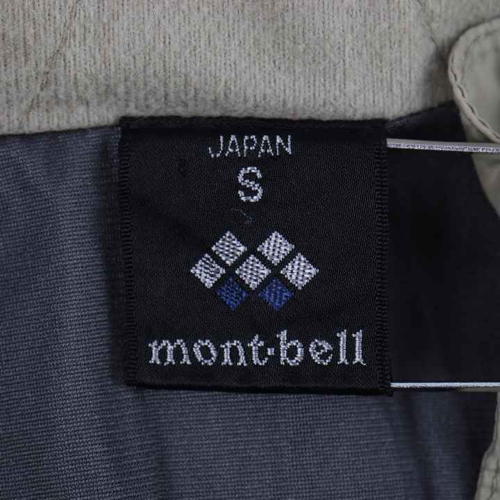 モンベル フリースジャケット ジップアップ 胸ロゴ アウター アウトドア 日本製 メンズ Sサイズ ベージュ mont-bell 【中古】 mont- bell USED/古着（その他アウター）｜mont-bellのUSED/古着通販サイト - SMASELL（スマセル）
