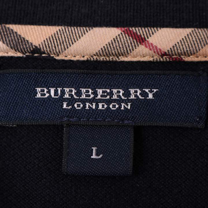 選択 Burberry 100〜110 半袖Tシャツ 紺 ネイビー バーバリー