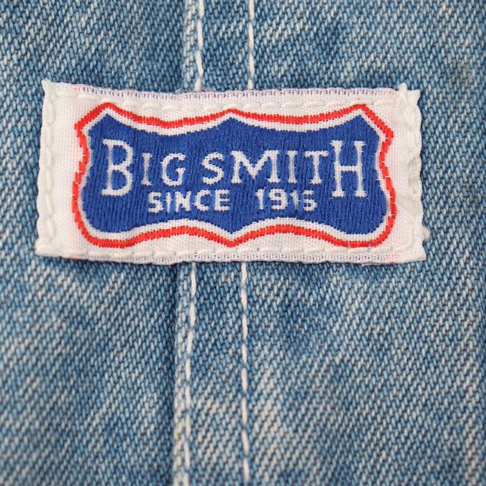 ビッグスミス オーバーオール デニム 大きいサイズ サロペット ツナギ アメリカ メンズ 48×30サイズ ブルー BIG SMITH