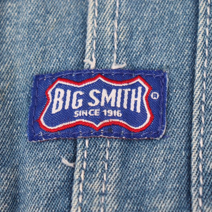 ビッグスミス オーバーオール デニム 大きいサイズ サロペット ツナギ ワーク アメリカ メンズ 44×30サイズ ブルー BIG SMITH