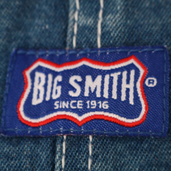 ビッグスミス オーバーオール デニム 大きいサイズ サロペット ツナギ ワーク アメリカ メンズ 44×30サイズ ブルー BIG SMITH