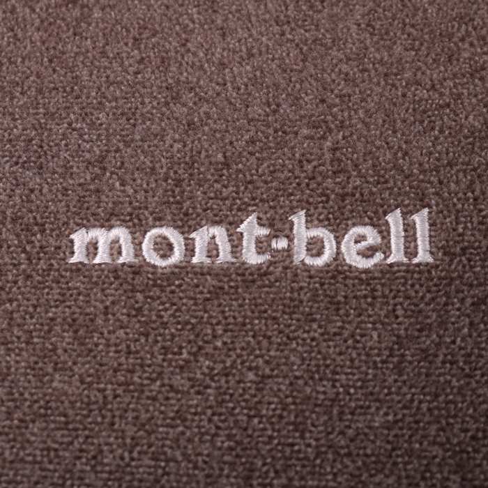 モンベル 長袖Tシャツ ハイネック 無地 ワンポイントロゴ アウトドア トップス メンズ Mサイズ ブラウン mont-bell 【中古】 mont- bell USED/古着（Tシャツ/カットソー）｜mont-bellのUSED/古着通販サイト - SMASELL（スマセル）