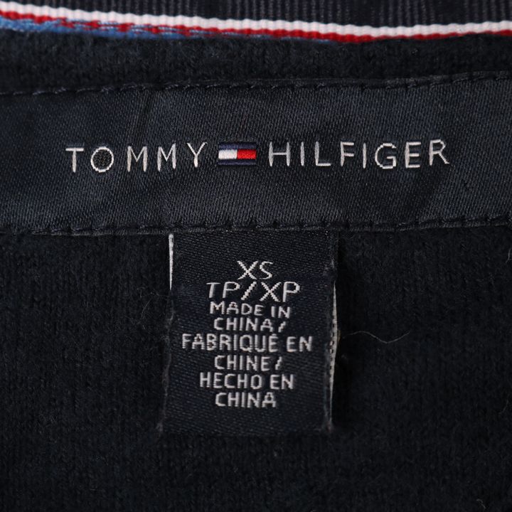 トミーヒルフィガー 長袖コットンニット セーター ロゴ 刺繍 アメリカ