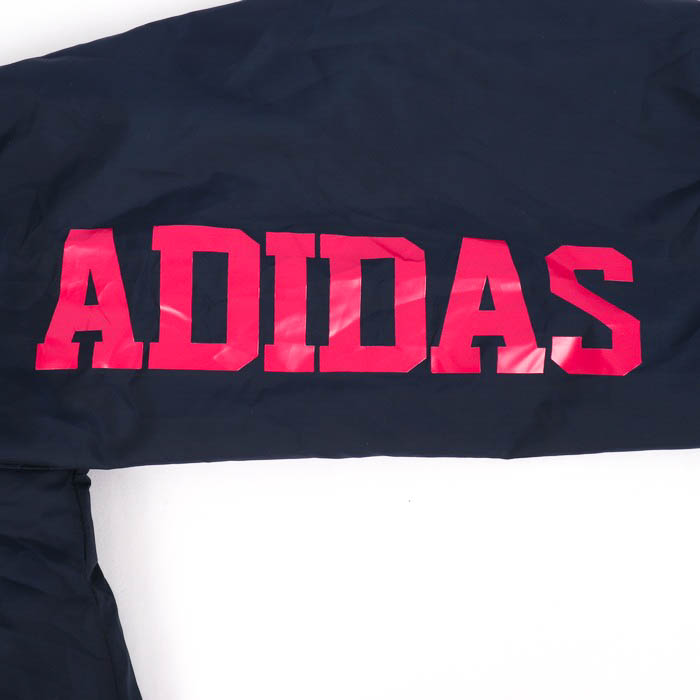 アディダス 長袖パーカージップアップ袖ロゴ裏地付きトップス大きいサイズ レディース OTサイズ ネイビー adidas 【中古】 adidas  USED/古着（その他）｜adidasのUSED/古着通販サイト SMASELL（スマセル）
