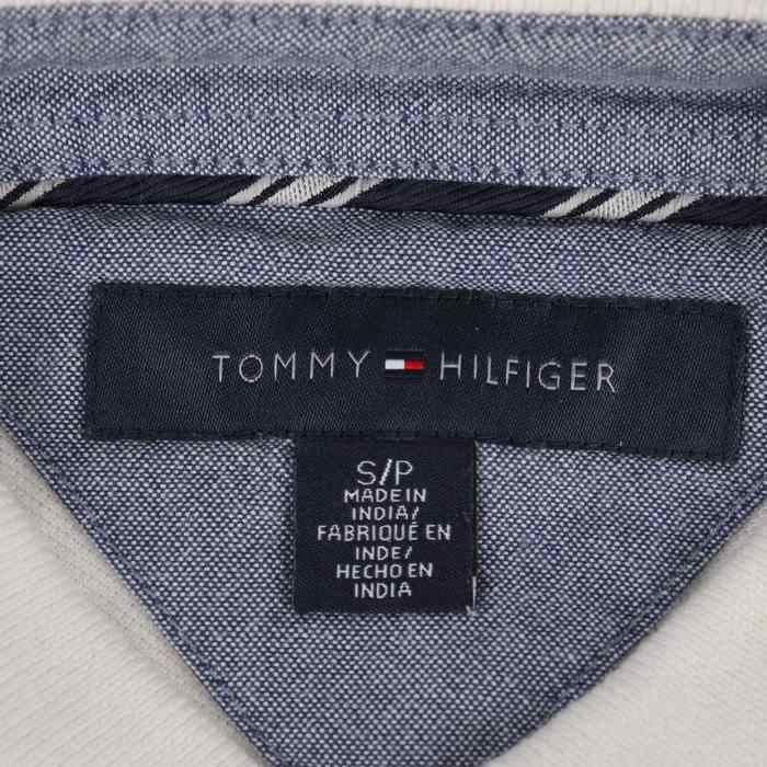 トミーヒルフィガー 半袖ポロシャツ ボーダー フラッグロゴ トップス コットン100% メンズ Sサイズ ネイビー TOMMY HILFIGER  【中古】｜TOMMY HILFIGER｜店舗買取｜トップス＞ポロシャツ｜USEDのアパレル通販サイト - SMASELL（スマセル）