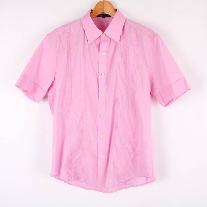セオリー シャツ 半袖 無地 シンプル トップス コットン100% 日本製