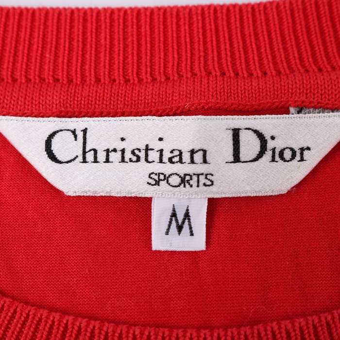 正規取扱店 クリスチャンディオール ディオール トップス 半袖 半袖 ニット Christian サイズM Dior トップス