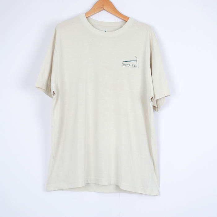 モンベル Tシャツ 半袖 WIC.T 山の道具 バックプリント トップス