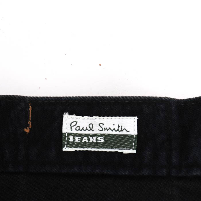 ポールスミスジーンズ デニムパンツ ボタンフライ ジーンズ ストレート ボトムス 黒 メンズ 31(79)サイズ ブラック Paul Smith JEANS