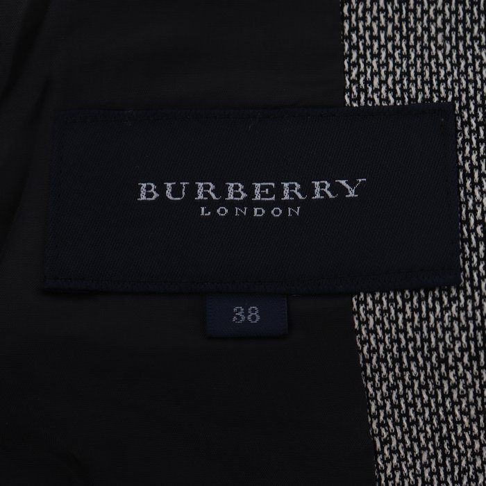 BURBERRY LONDON スーツ 黒 上着のみ 38R バーバリーロンドン - スーツ