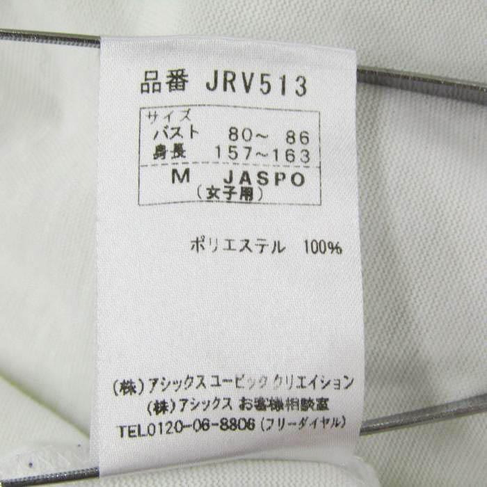 ジェーンリバー アシックス Tシャツ 半袖 丸首 花柄 プリントT アウトドア トップス レディース Mサイズ ホワイト janeriver 【中古】、ホワイト、M