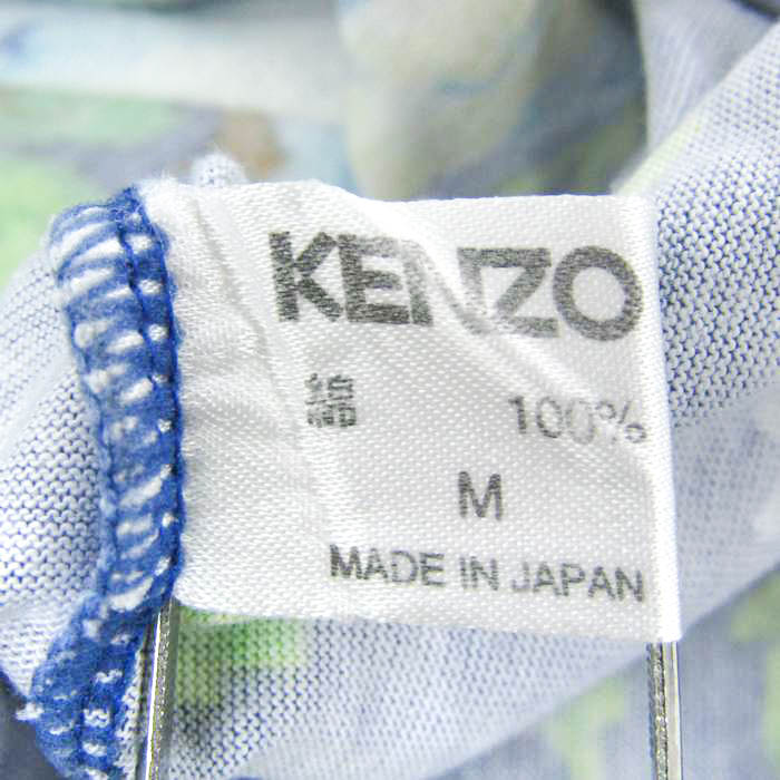 ケンゾー チュニック 半袖 Tシャツ 花柄 トップス コットン100% 日本製 ...