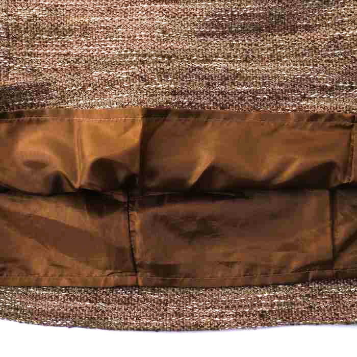 ミラショーン ワンピース ジャンパースカート ウール ツイード ブラウン L