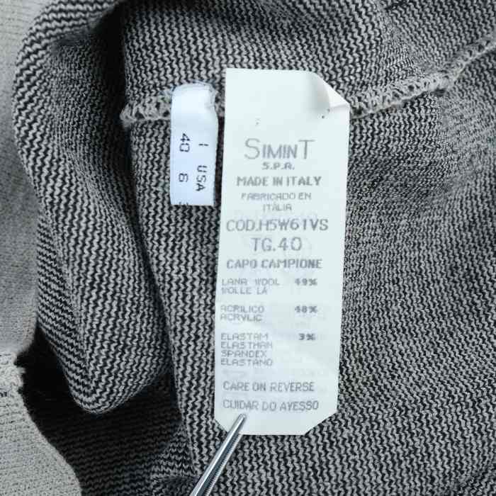 ARMANI JEANS 00s archive コットンニット セーター ☆アルマーニ ジーンズ フロント ダブルジップ ニット セーター