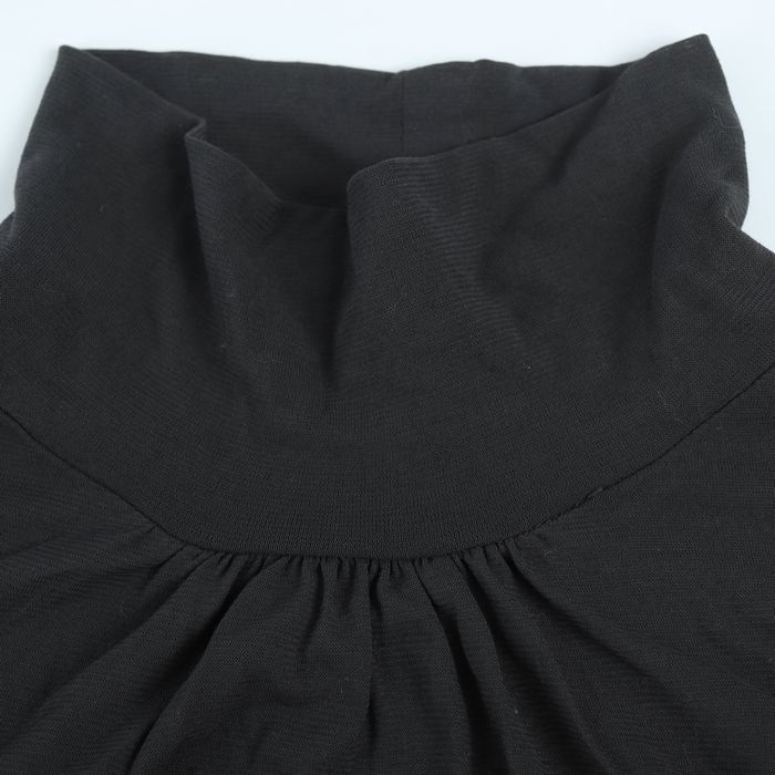 【 LANVIN 】 黒　ハイネック　長袖カットソー　42 未使用 LANVIN 】 黒 ハイネック 長袖カットソー 42 未使用 LANVIN
