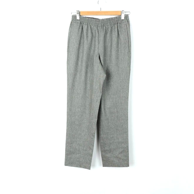 セオリー パンツ テーパード ウエストゴム ウール混カシミヤ混 
