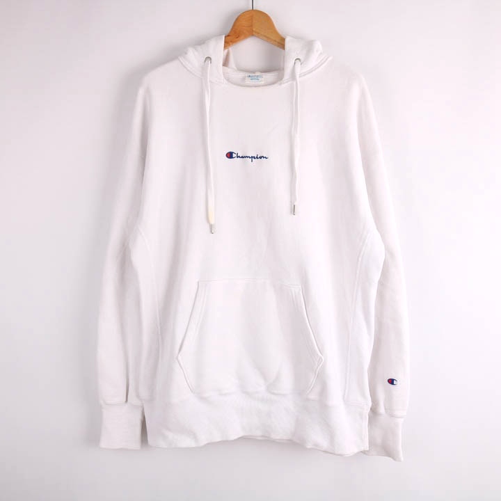 チャンピオン Champion ホワイト WHITE パーカー Mサイズ