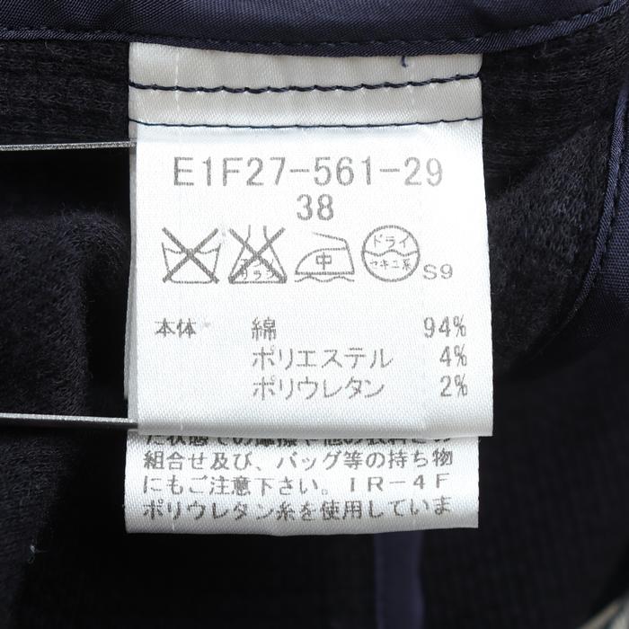 BURBERRY BLUE LABEL ノーカラージャケット 38 バーバリーブルーレーベル ノーカラージャケット アウター