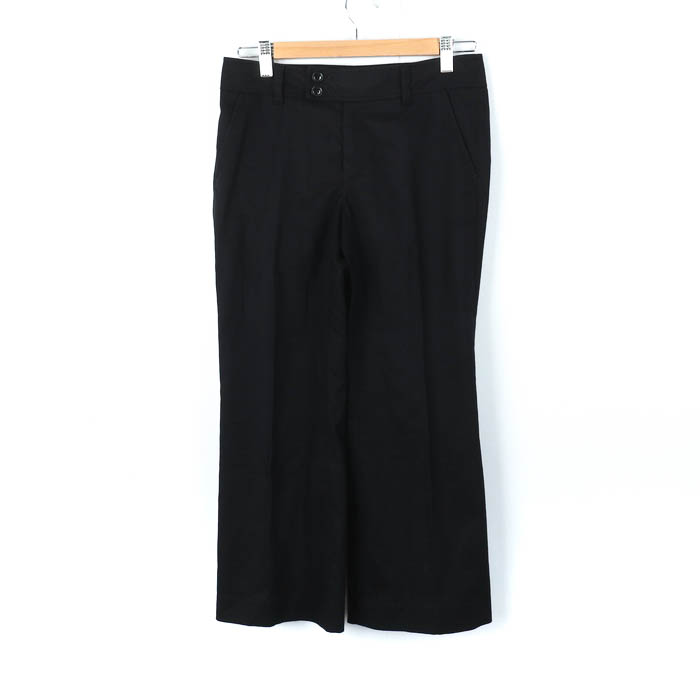 【極美品】23区 パンツスーツ セットアップ フォーマル ブラック 無地 38 23区 パンツ スーツ セットアップ 黒 ブラック S M 36 38 楽天