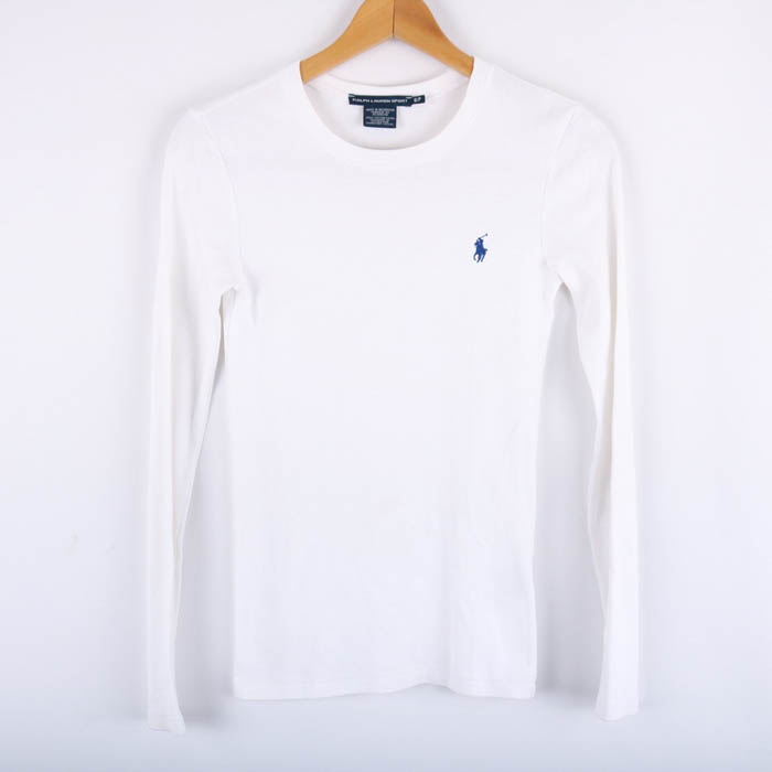 ラルフローレン 長袖Tシャツ トップス カットソー SPORT レディース S 