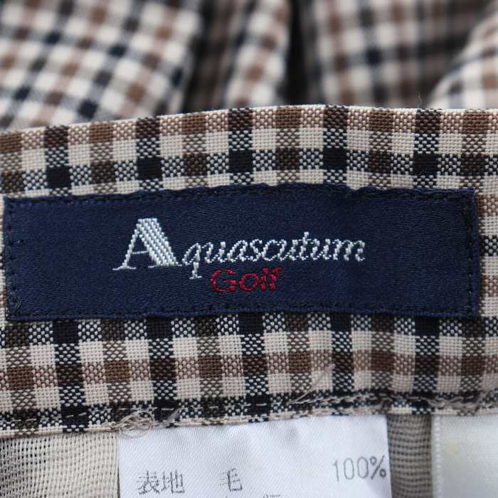 506 新品 アクアスキュータム ピンヘッドウールパンツ 日本製スラックス 76 スラックス Aquascutum アクアスキュータム｜Yahoo!フリマ（旧