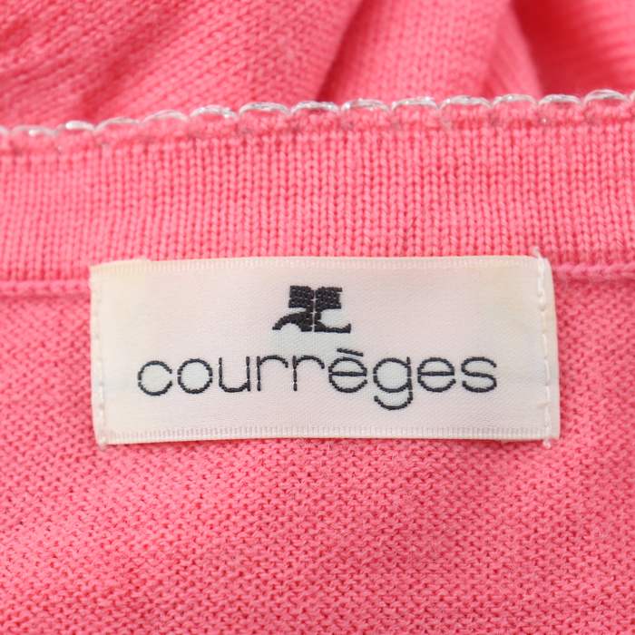 クレージュ ニット トップス ウール イトキン レディース 9サイズ ピンク courreges 【中古】｜courreges｜店舗買取｜トップス＞ ニット/セーター｜USEDのアパレル通販サイト - SMASELL（スマセル）