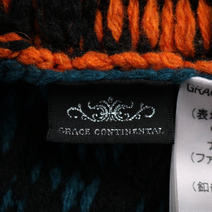 グレースコンチネンタル ウールコート ラクーンファー アウター レディース 36サイズ マルチカラー GRACE CONTINENTAL  【中古】｜GRACE CONTINENTAL｜店舗買取｜ジャケット/アウター＞その他アウター｜USEDのアパレル通販サイト -  SMASELL（スマセル）