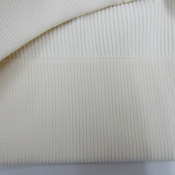 セルフォード ノーカラーニットジャケット ジップアップ