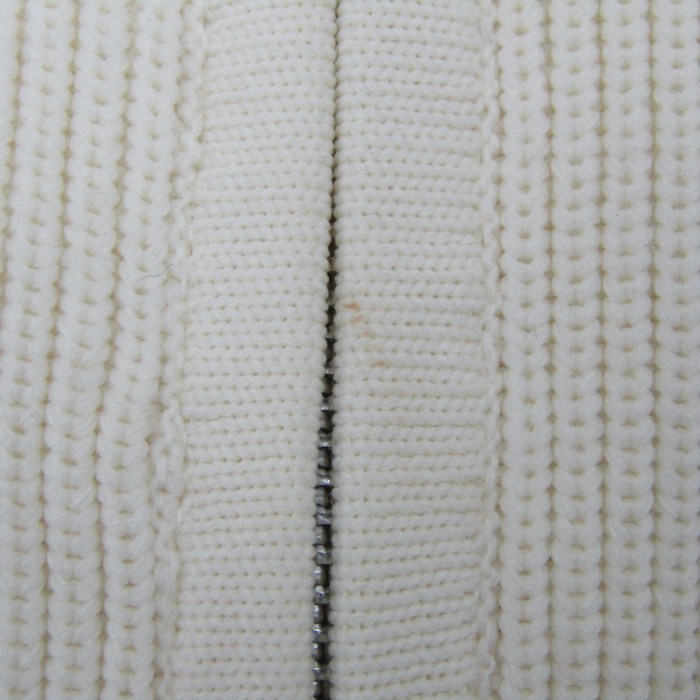 セルフォード ノーカラーニットジャケット ジップアップ