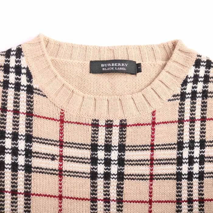 バーバリーブラックレーベル セーター 長袖 ノバチェック