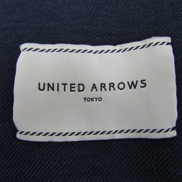 ユナイテッドアローズ テーラードジャケット ノーカラー リネン混 アウター レディース 36サイズ ネイビー系 UNITED ARROWS 【中古】｜UNITED  ARROWS｜店舗買取｜ジャケット/アウター＞その他アウター｜USEDのアパレル通販サイト - SMASELL（スマセル）