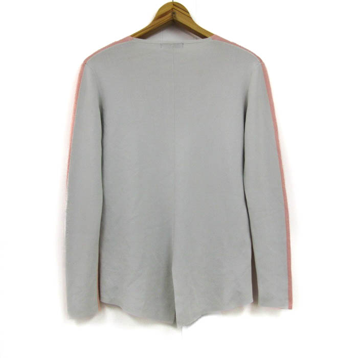 アイシービー 長袖カットソー Vネック バイカラー 前後 トップス  