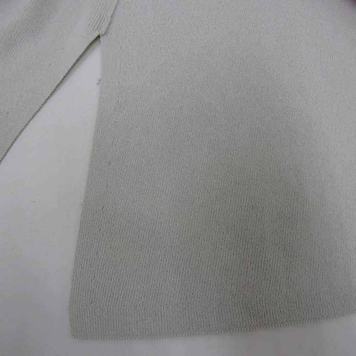 アイシービー 長袖カットソー Vネック バイカラー 前後 トップス  