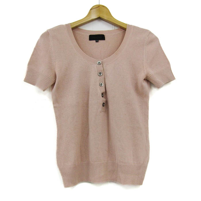 アンタイトル ヘンリーネックニット 半袖 トップス レディース 2サイズ  